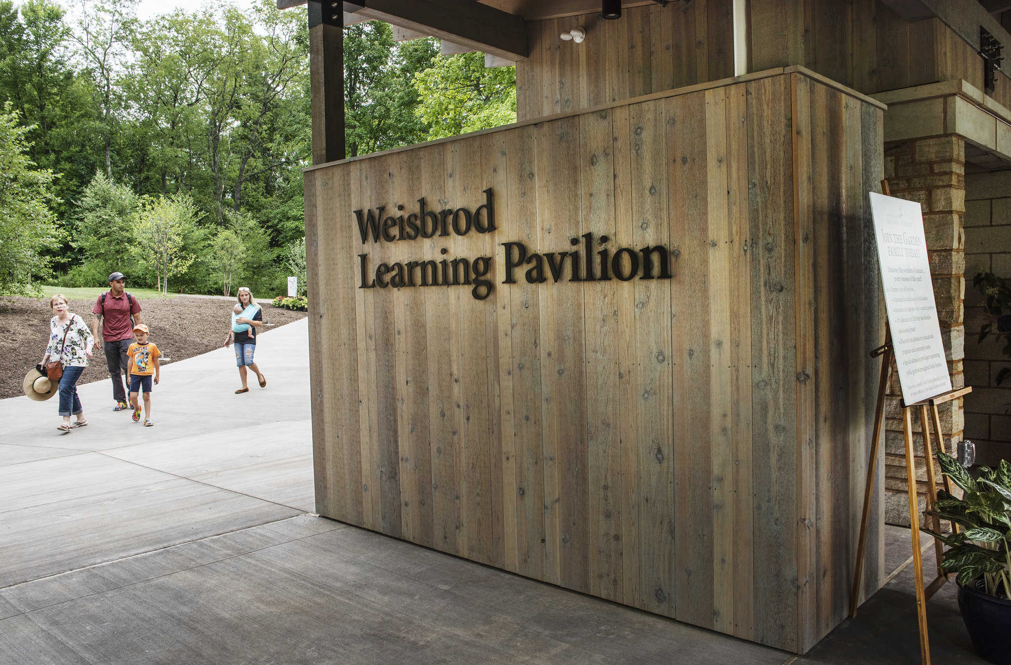 Weisbrod Learning Pavilion on opening day